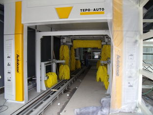 China Advanced TEPO-AUTO Express Car Wash Tunnel is the T - series products supplier